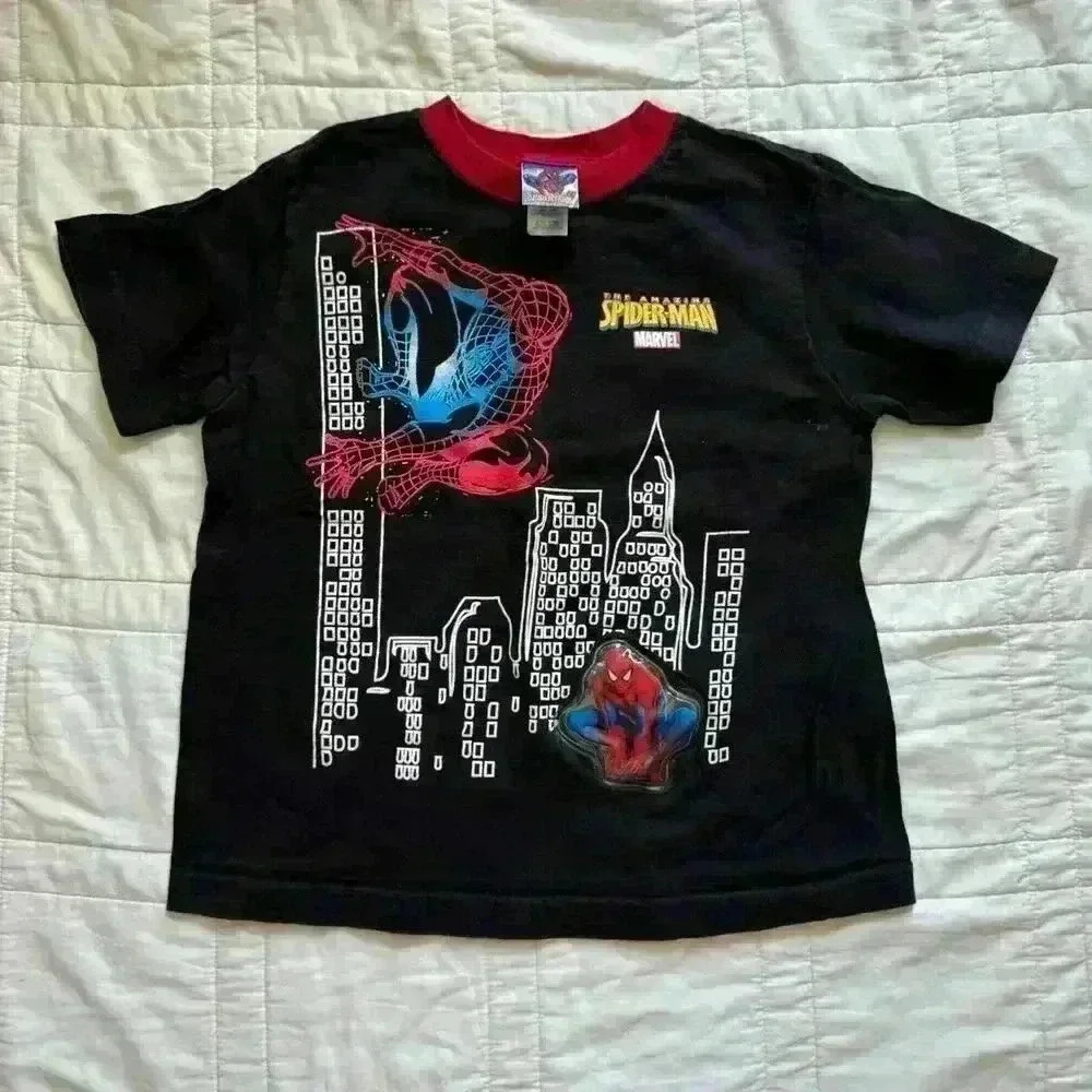 Spider‎ man 2008 t shirt marvel graphic boys size 8